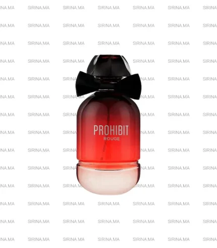 Prohibit Rouge Femme Fragrance World EDP 100ml Prix Au Maroc