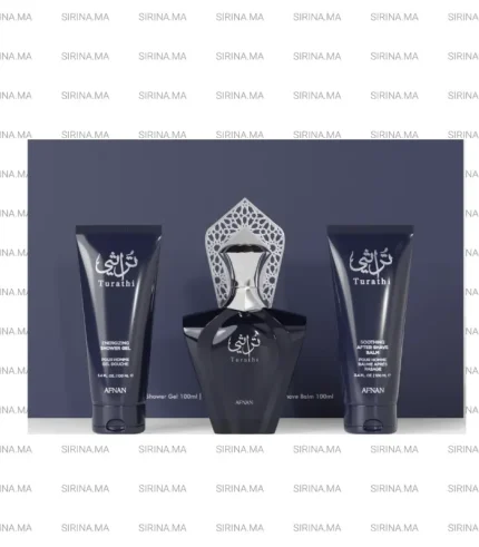 Coffret Set Turathi Blue Afnan Pour Homme Meilleur Prix Au Maroc